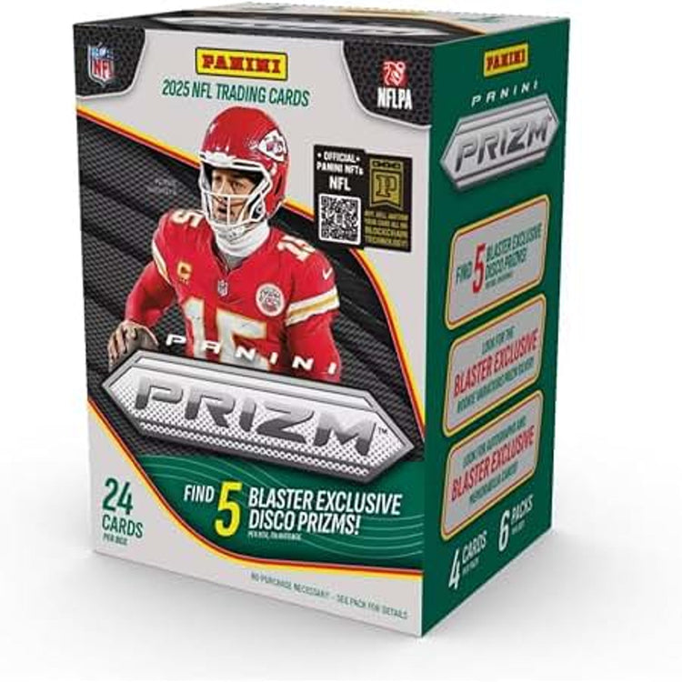 Panini 2025 Prizm Football Trading Cards Blaster Box