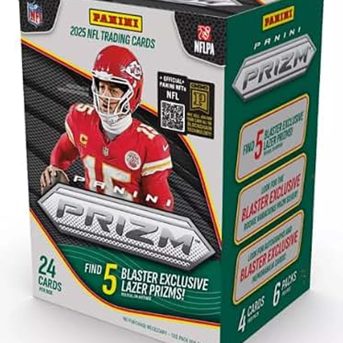 Panini 2025 Prizm Football Trading Cards Blaster Box