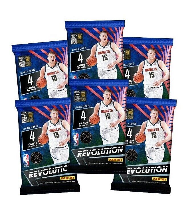 Panini 2023-24 Revolution NBA Trading Card Blaster Box Victor Wembanyama 6 Packs