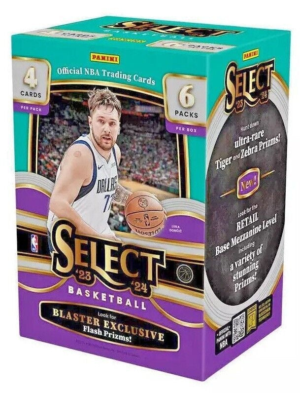 Panini 2023-2024 NBA Select Basketball Trading Card Blaster Box