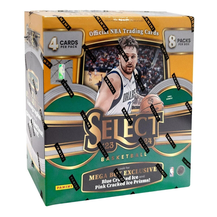 Panini 23-24 Select Basketball Mega Box Trading Cards 8 Packs
