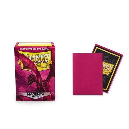Arcane Tinmen Disney Princess Dragon Shield Matte Magenta Card Sleeves 100 Count