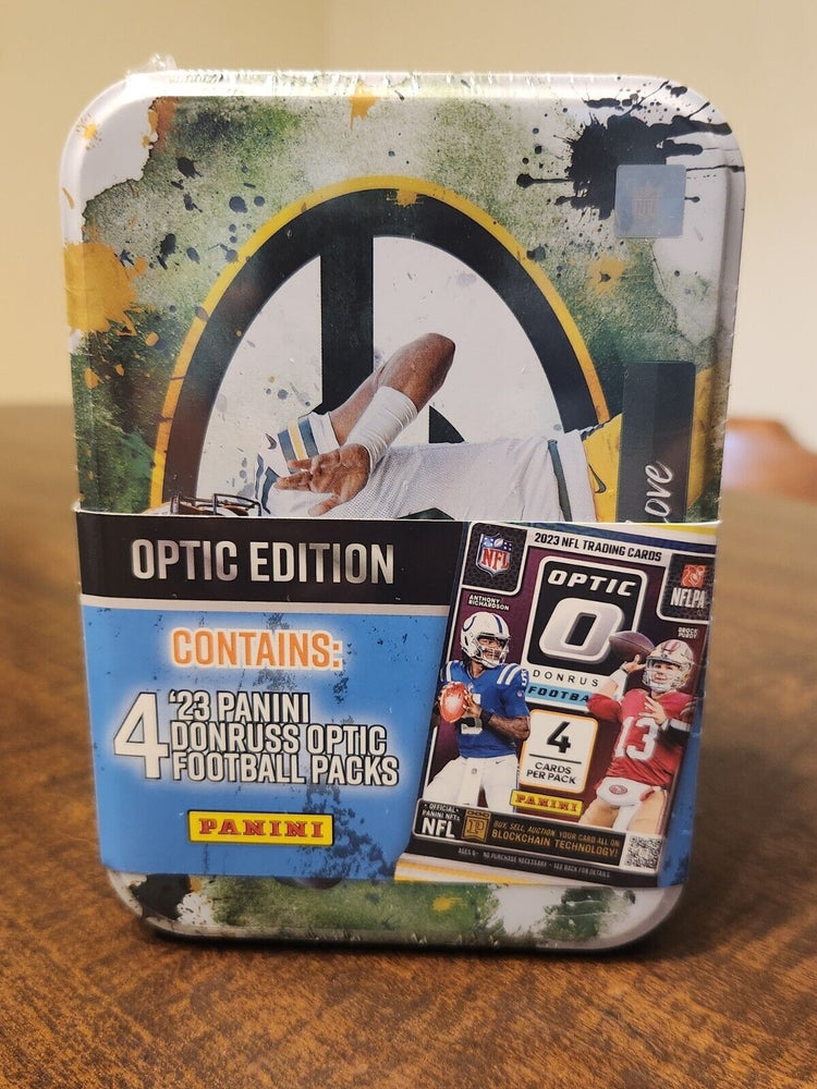 2023 NFL Optic Football Jordan Love Tin Factory Sealed