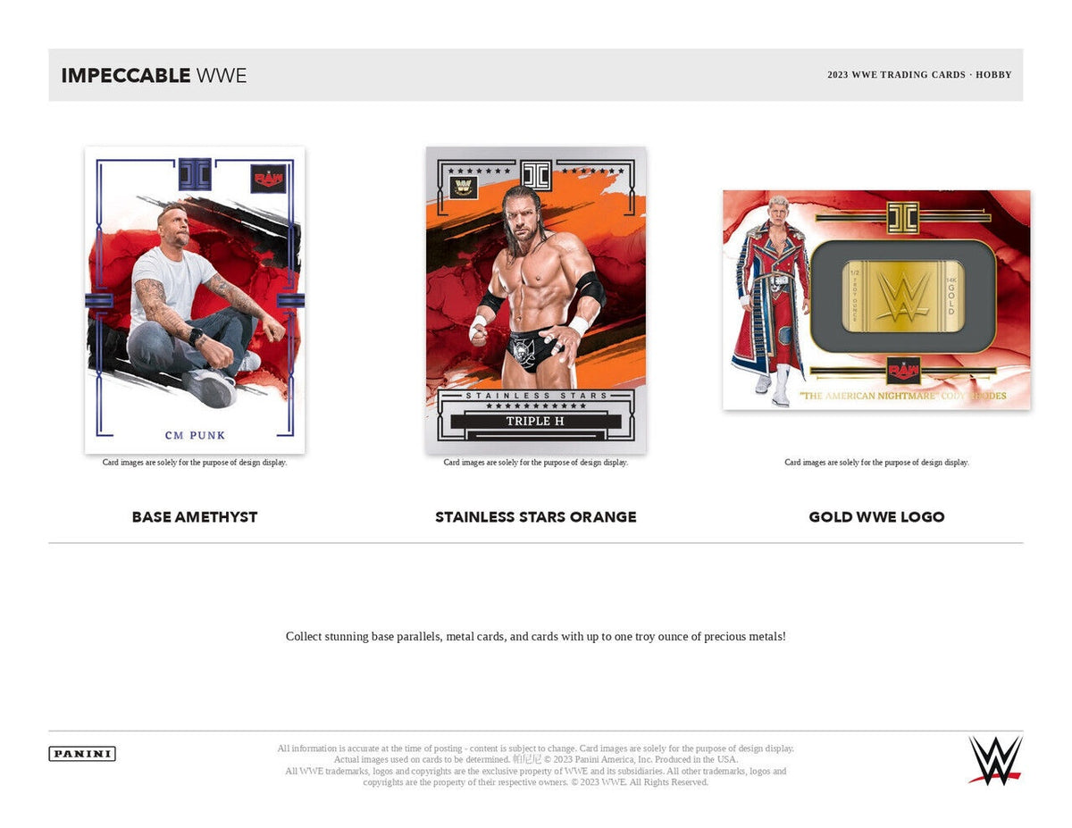 Panini 2023 Impeccable WWE Hobby Box