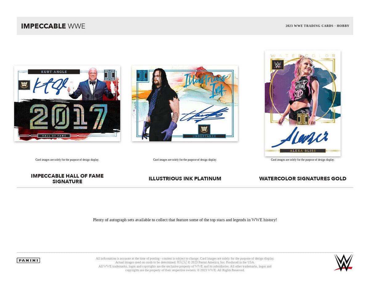 Panini 2023 Impeccable WWE Hobby Box