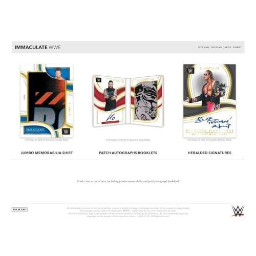 Panini 2024 Immaculate WWE Hobby Box