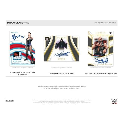 Panini 2024 Immaculate WWE Hobby Box
