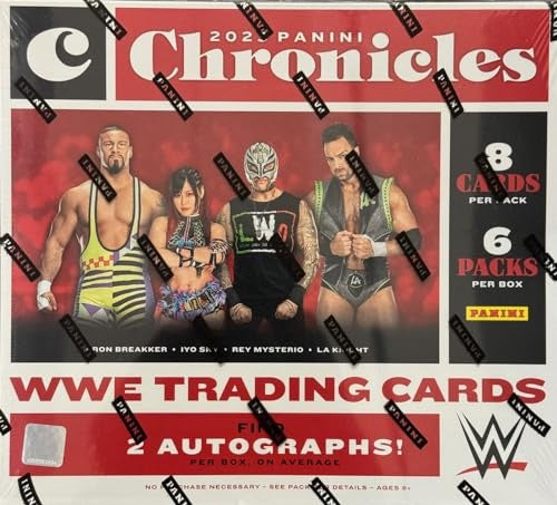 Panini 2023 Chronicles WWE Hobby Trading Card Box 2 Autographs