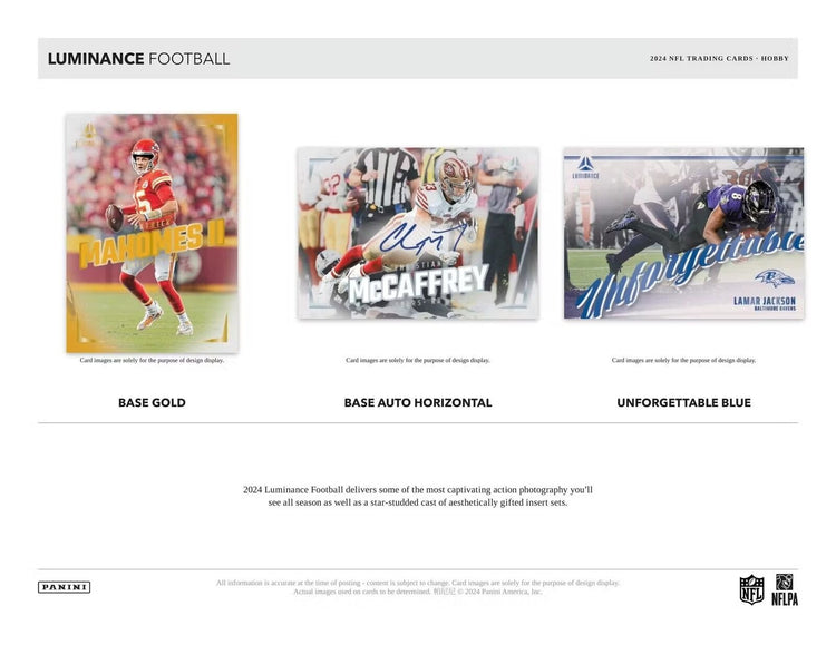 Panini 2024 Luminance Football Hobby Box