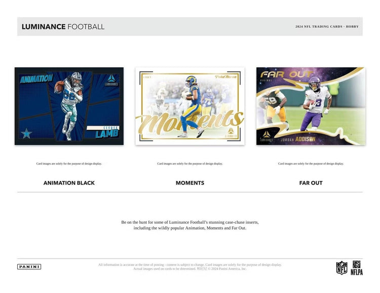 Panini 2024 Luminance Football Hobby Box