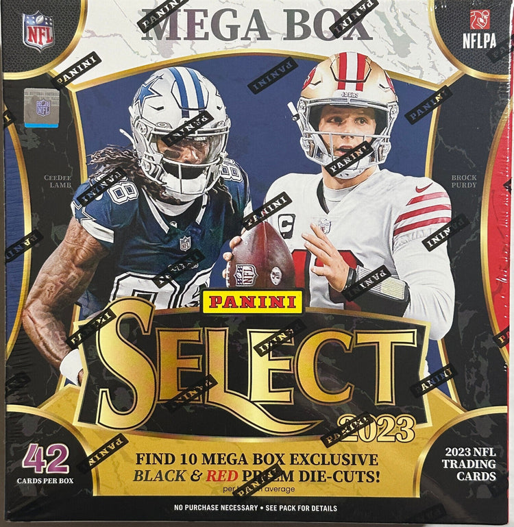Panini 2023 Select Football Mega Box Black Red Prizm's
