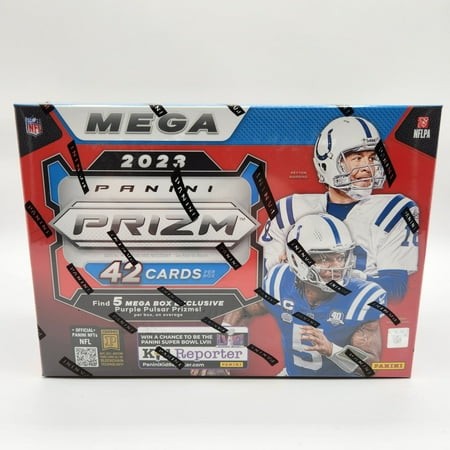 Panini 2023 Prizm Football Hobby Mega Box Purple Pulsar Prizms