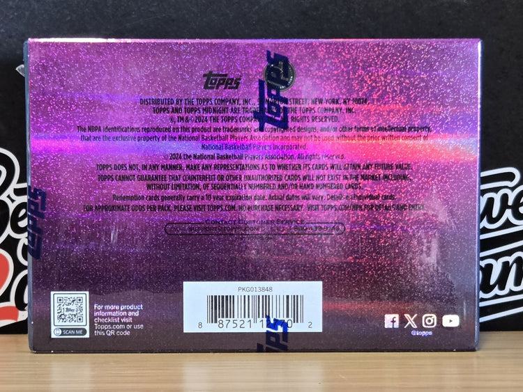 Topps 2023-24 Midnight Basketball Hobby Box Factory Sealed
