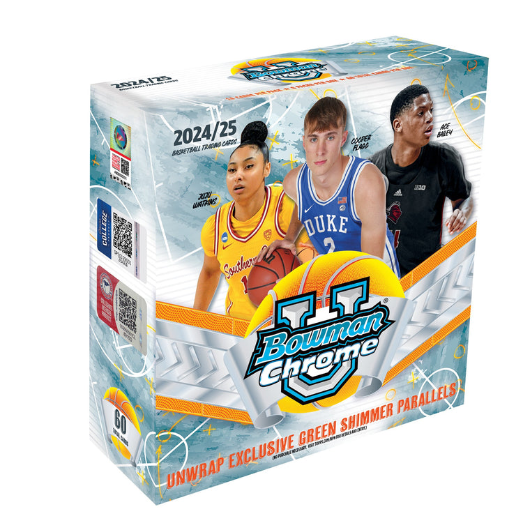 Topps 2024-25 Bowman University Chrome Basketball Mega Box