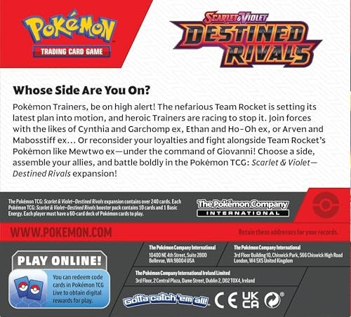 Pokémon Scarlet & Violet Destined Rivals Booster Box 36 Packs