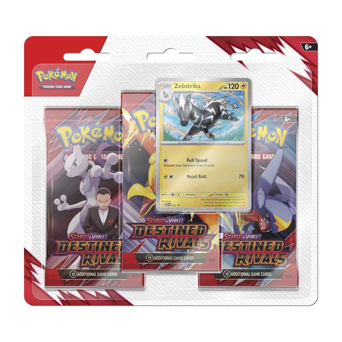 Pokémon Scarlet & Violet Destined Rivals 3Pk Booster Styles May Vary