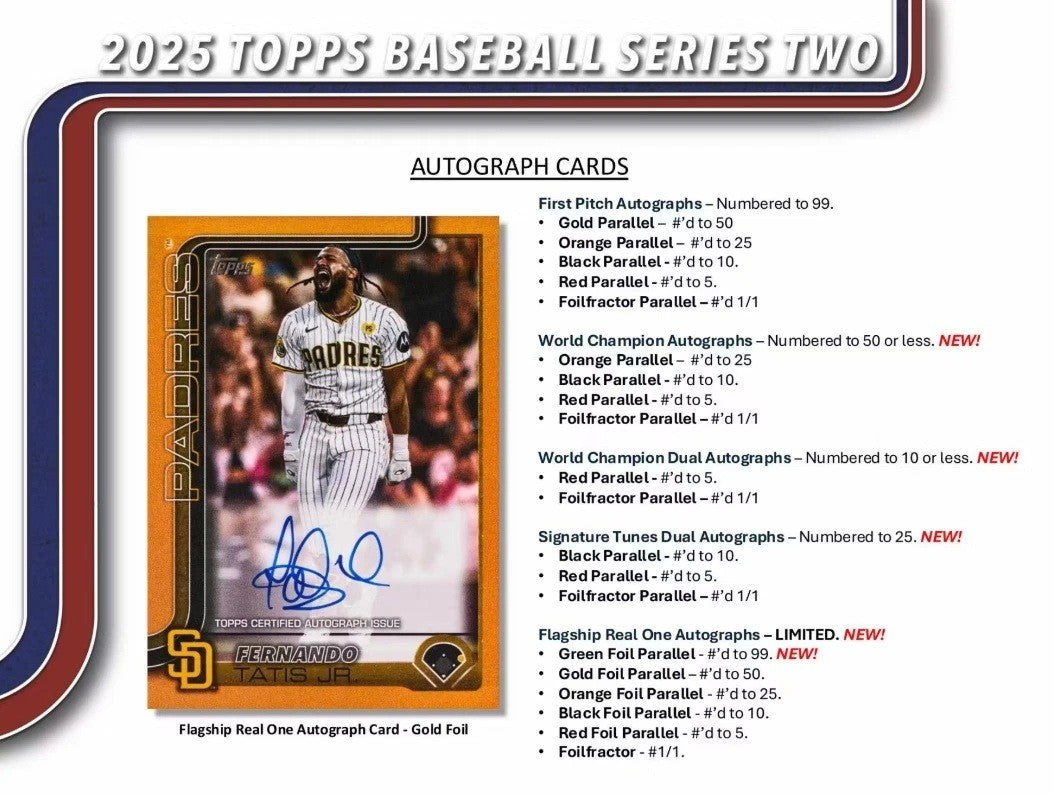 Topps 2025 Series 2 Baseball Hobby Jumbo Box