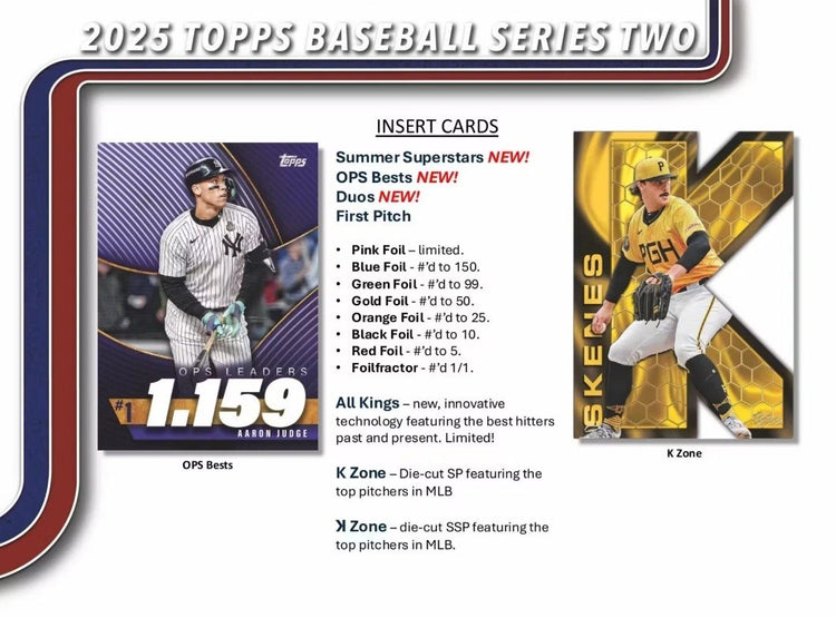 Topps 2025 Series 2 Baseball Hobby Jumbo Box