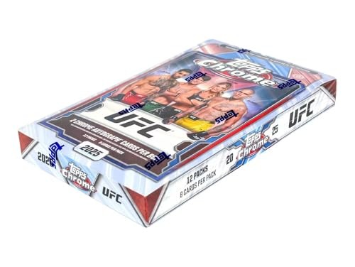 Topps 2025 Chrome UFC Hobby Box
