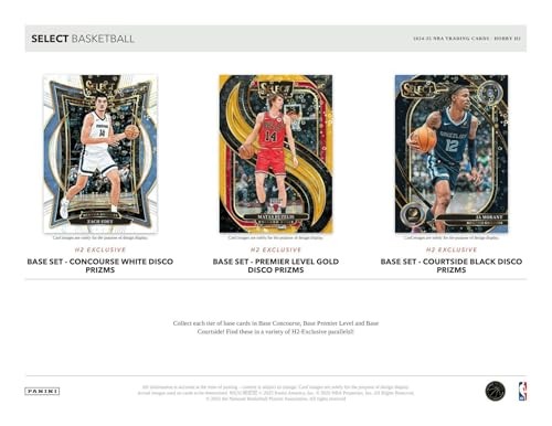 Panini 2024-25 Select Basketball H2 Hobby Box