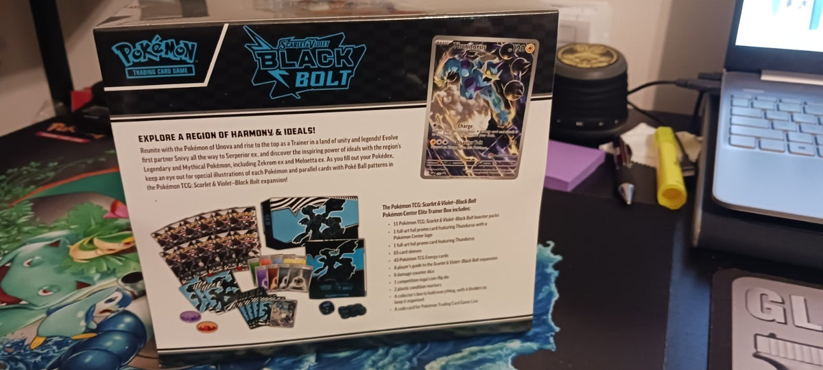 Pokemon TCG Black Bolt Center Elite Trainer Box