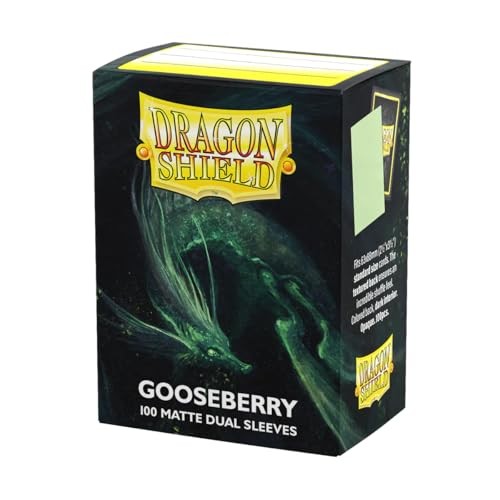 Arcane Tinmen Dragon Shield Matte Dual Gooseberry Standard Size Card Sleeves 100 Ct