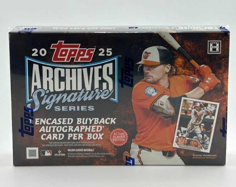 Topps 2025 Archives Signature Series Active Player Edition Hobby Box