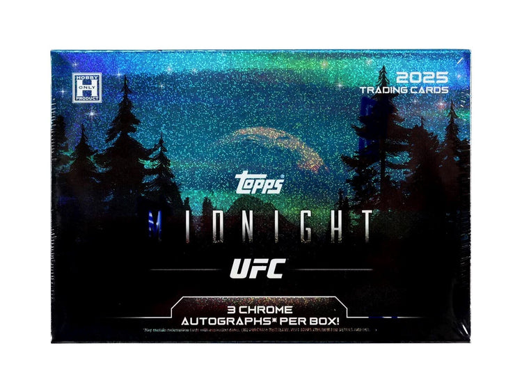 Topps 2025 UFC Midnight Hobby Box 3 Autos