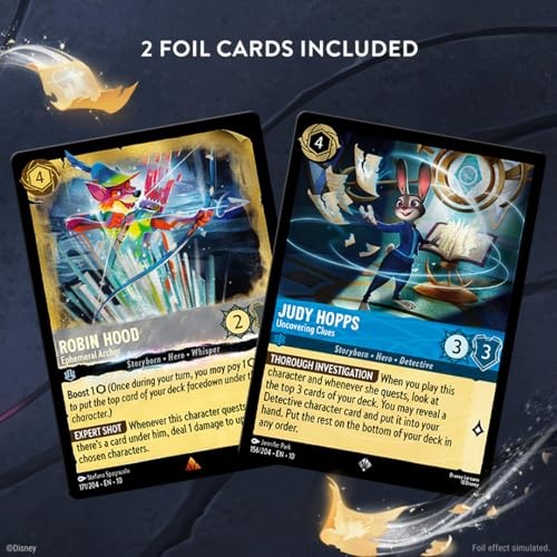 Ravensburger Disney Lorcana Whispers in the Well Chapter 10 Single-Player Deck 60 Cards