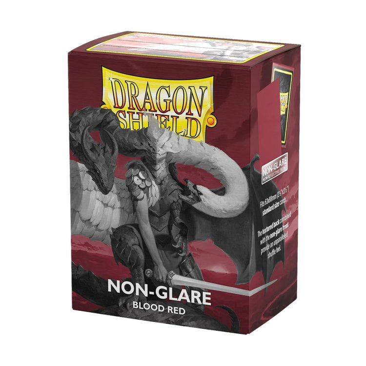 Arcane Tinmen Dragon Shield Matte Sleeves Blood Red Standard Size 100 Ct