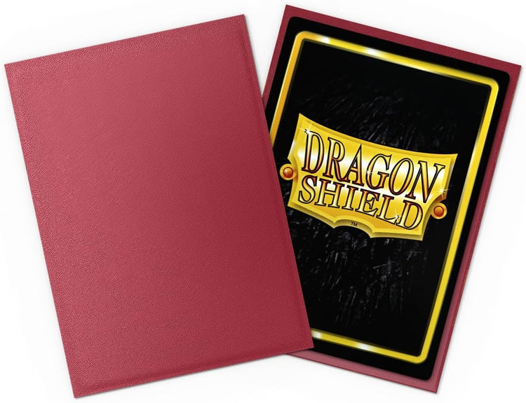 Arcane Tinmen Dragon Shield Matte Sleeves Blood Red Standard Size 100 Ct