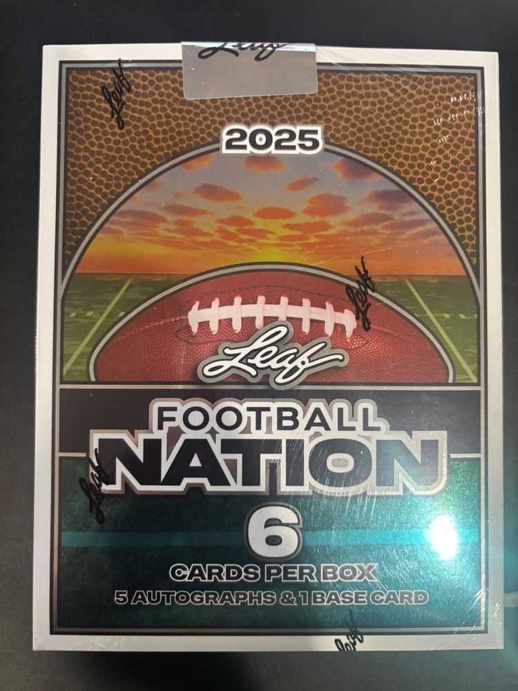 Leaf 2025 Football Nation Hobby Box
