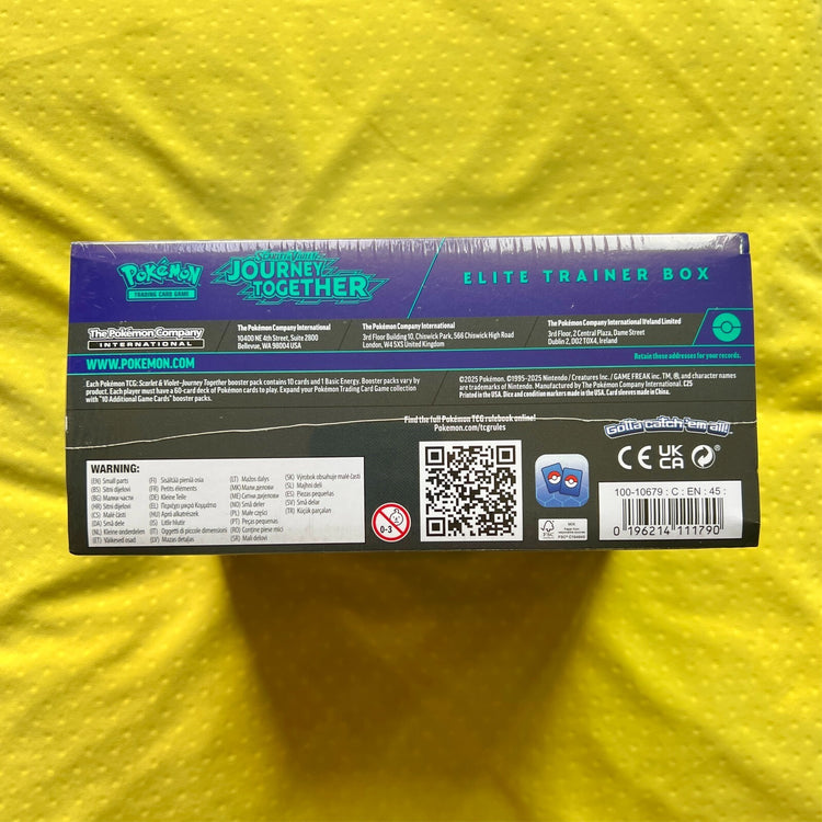 Pokemon Scarlet and Violet Journey Together Elite Trainer Box Sealed