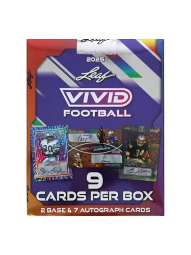Leaf 2025 Vivid Football Hobby Box