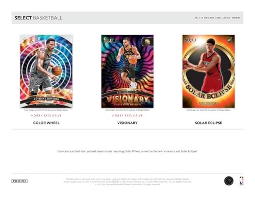 Panini 2024-25 Select Basketball Hobby Box 2 x 7 x 0.1 in