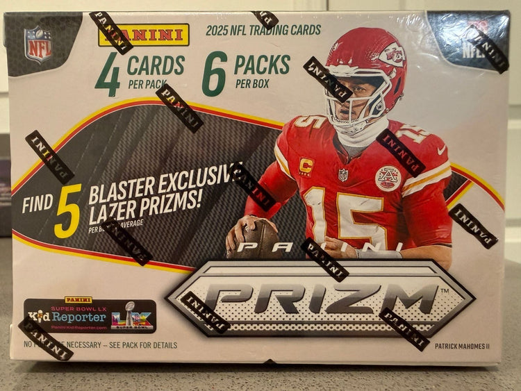 Panini 2025 Prizm Football Trading Cards Blaster Box