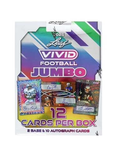 Leaf 2025 Vivid Football Jumbo Hobby Box