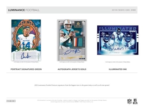 Panini 2025 Luminance Football Hobby Box
