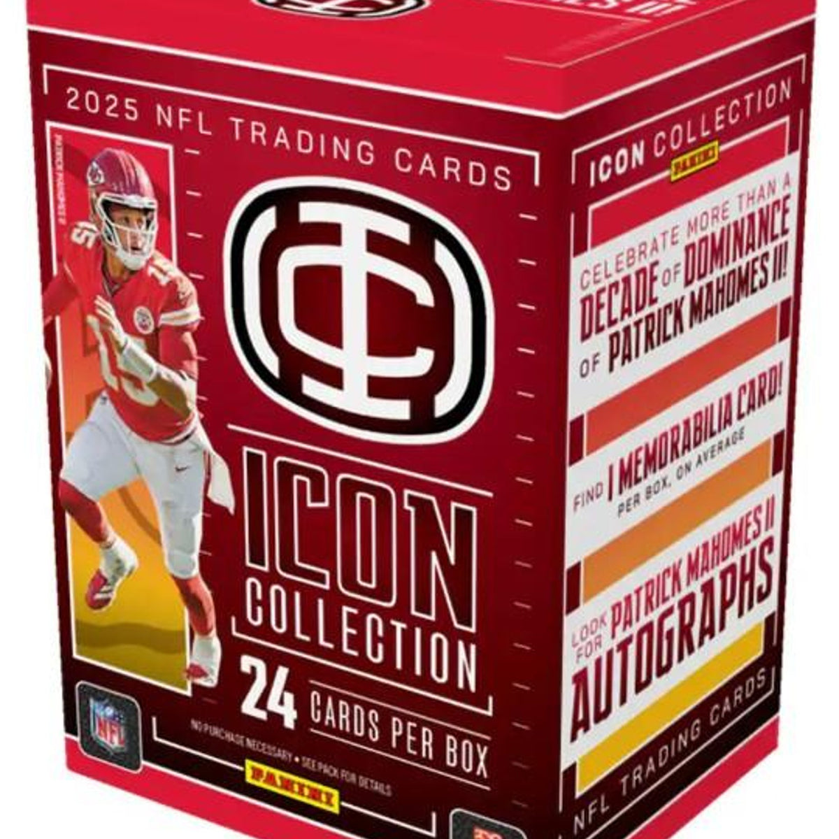 Panini 2025 Mahomes Icon Collection Football Blaster Box