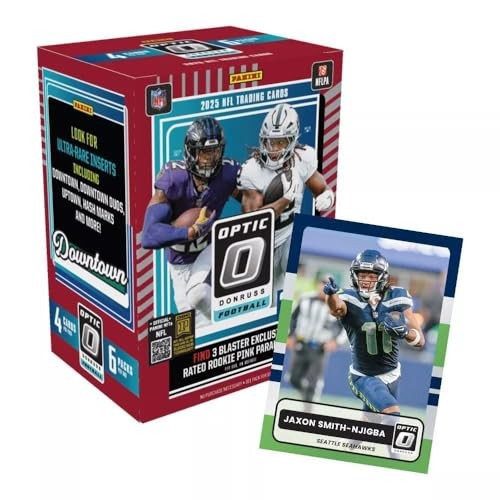 Panini 2025 Donruss Optic Football Blaster Box Pink Parallels