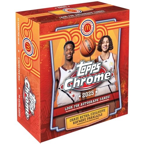Topps 2025 NCAA McDonald's All American Chrome Mega Box