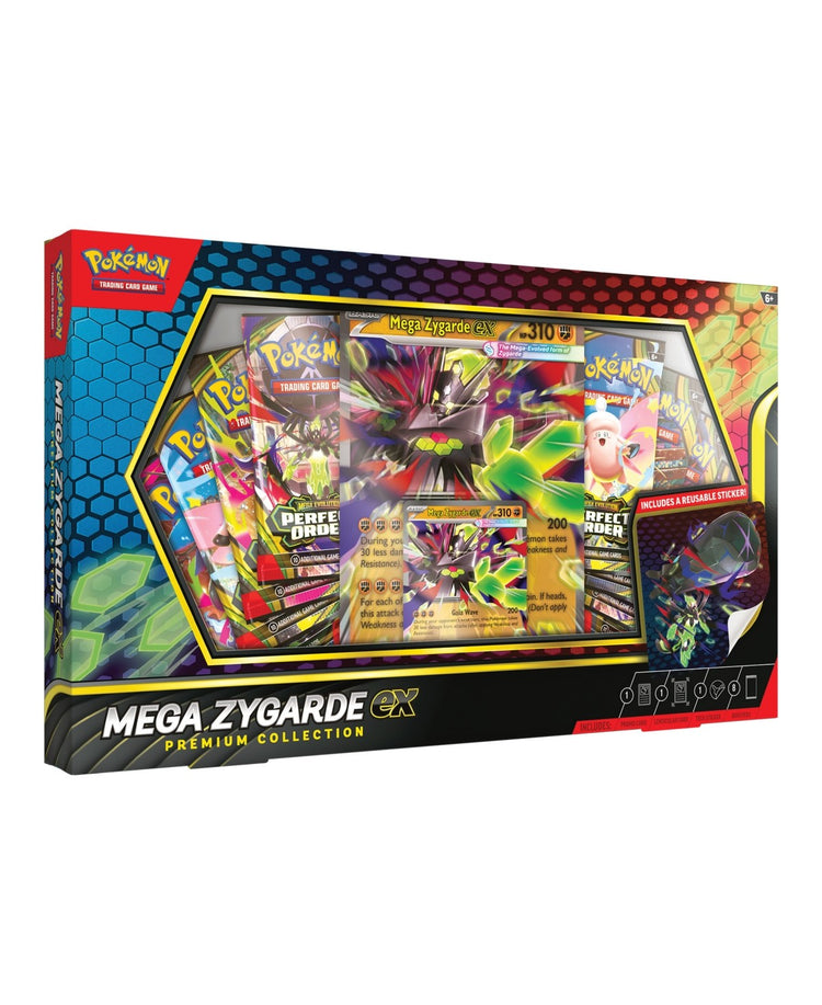 The Pokémon Company International Pokémon TCG Mega Zygarde ex Premium Collection 8 Boosters