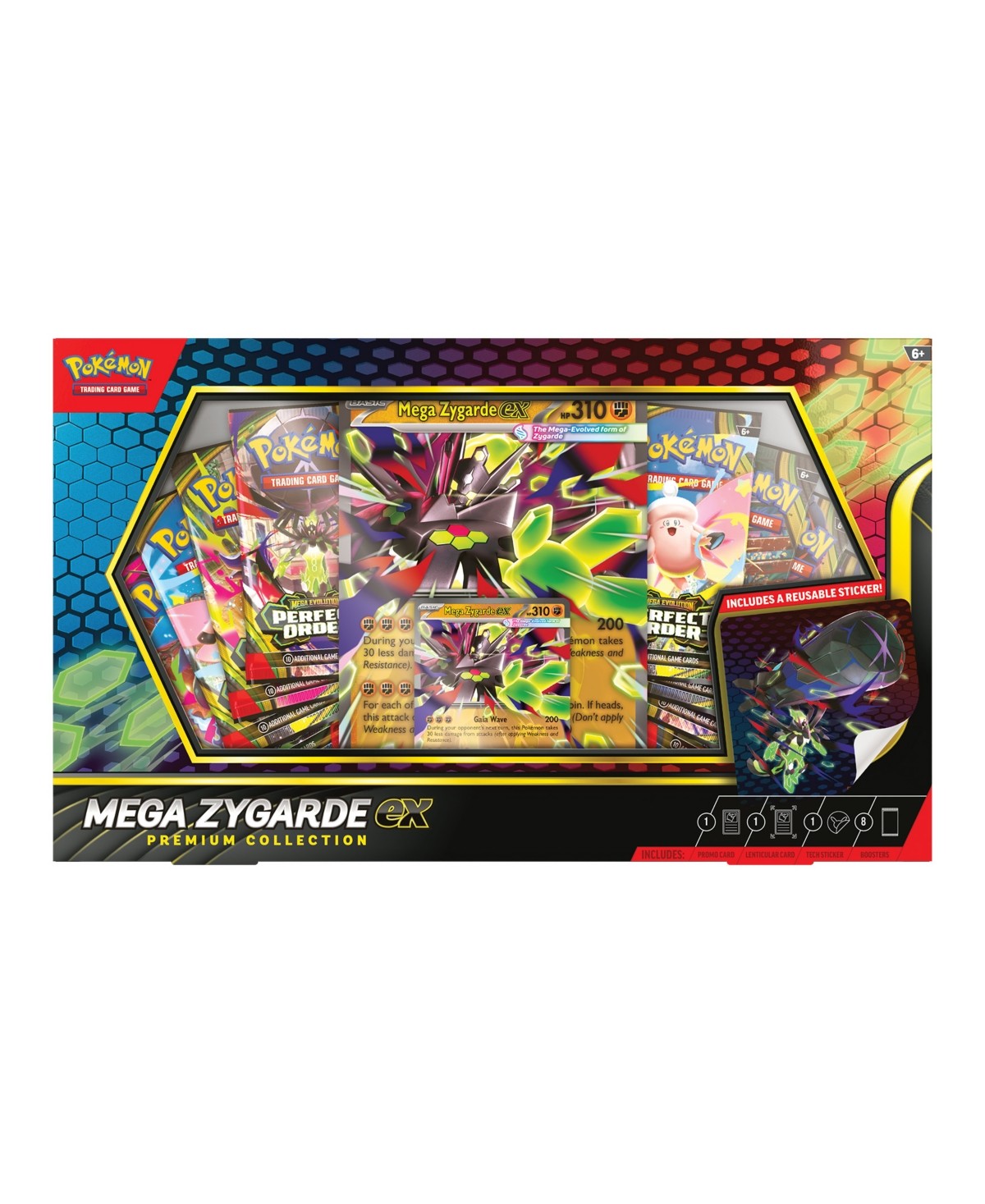 The Pokémon Company International Pokémon TCG Mega Zygarde ex Premium Collection 8 Boosters