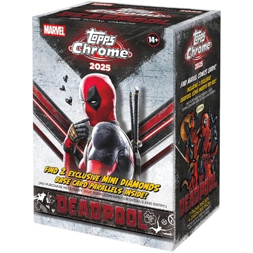 Topps 2025 Deadpool Chrome 7-Pack Blaster Box