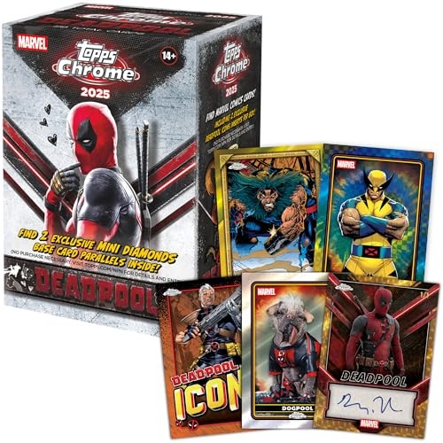 Topps 2025 Deadpool Chrome 7-Pack Blaster Box