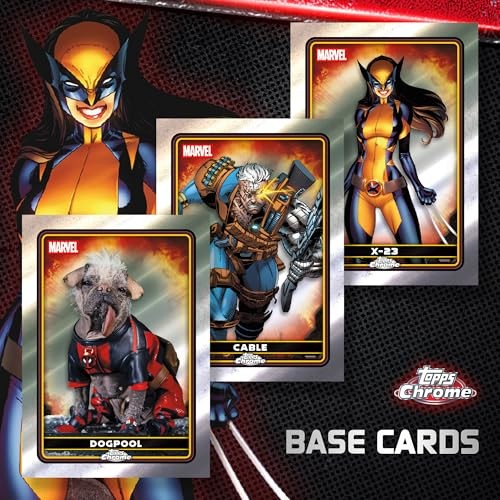Topps 2025 Deadpool Chrome 7-Pack Blaster Box