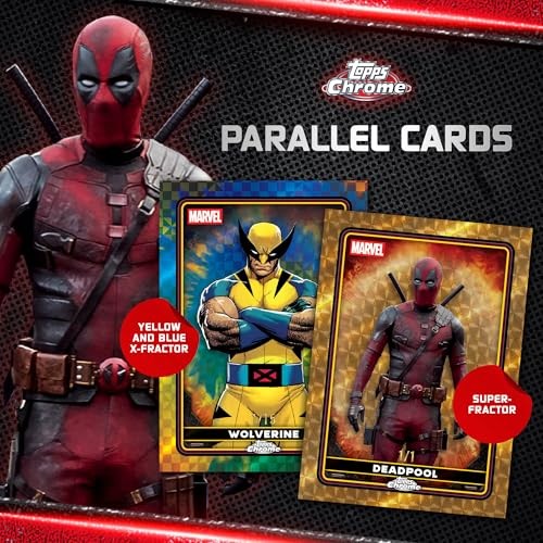 Topps 2025 Deadpool Chrome 7-Pack Blaster Box