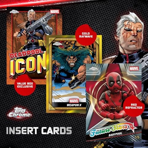 Topps 2025 Deadpool Chrome 7-Pack Blaster Box