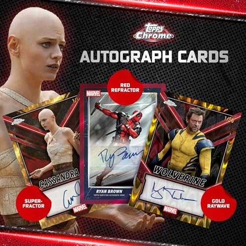 Topps 2025 Deadpool Chrome 7-Pack Blaster Box