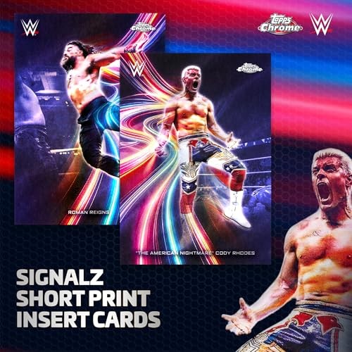 Topps 2026 Chrome WWE Mega Box 6 Packs